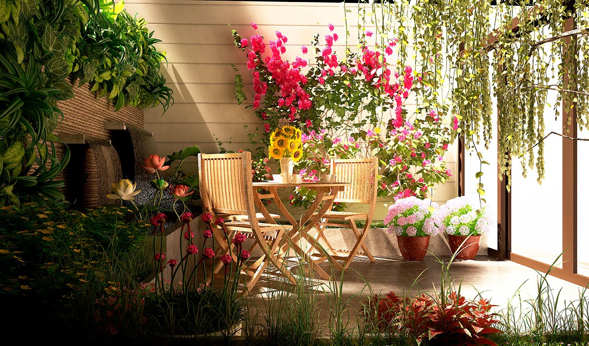 Ter flores em casa contribui para o bem-estar dos moradores (Foto: GettyImages)