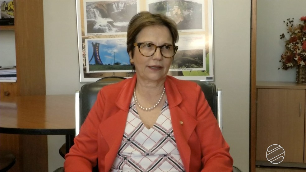 A deputada federal Tereza Cristina, relatora da MP do Funrural (Foto: Reprodução, TV Morena)