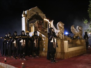 Alegoria marca a entrada do Rei Herodes (Foto: Divulgação/Assessoria) Alegoria marca a entrada do Rei Herodes (Foto: Divulgação/Assessoria)