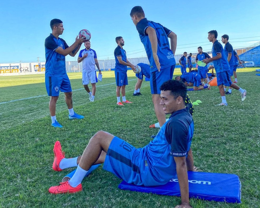 Elenco do Trov�o est� em sua terceira semana de treinos � Foto: Divulga��o / Atl�tico-PB