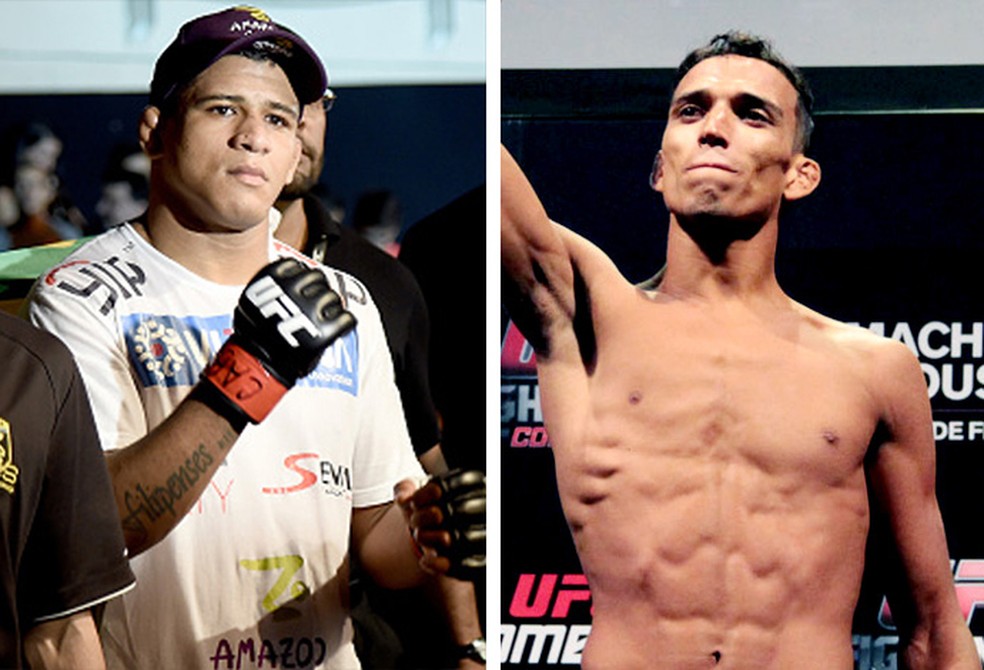 Gilbert Durinho x Charles do Bronx montagem — Foto: Combate