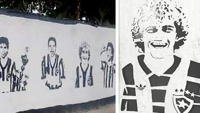 Muro-Botafogo-ALEMAO 2 (Foto: infoesporte)