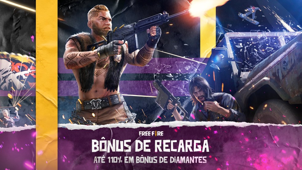 Free Fire: evento recarga de diamantes dá bônus de até 110 ...