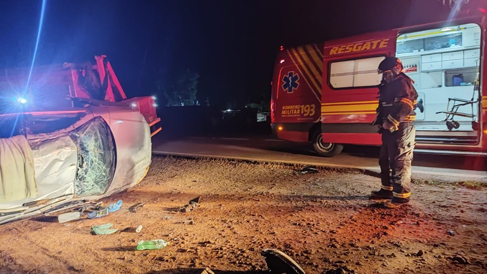 Corpo de Bombeiros foi chamado para socorrer vítima. — Foto: Reprodução/RedesSociais