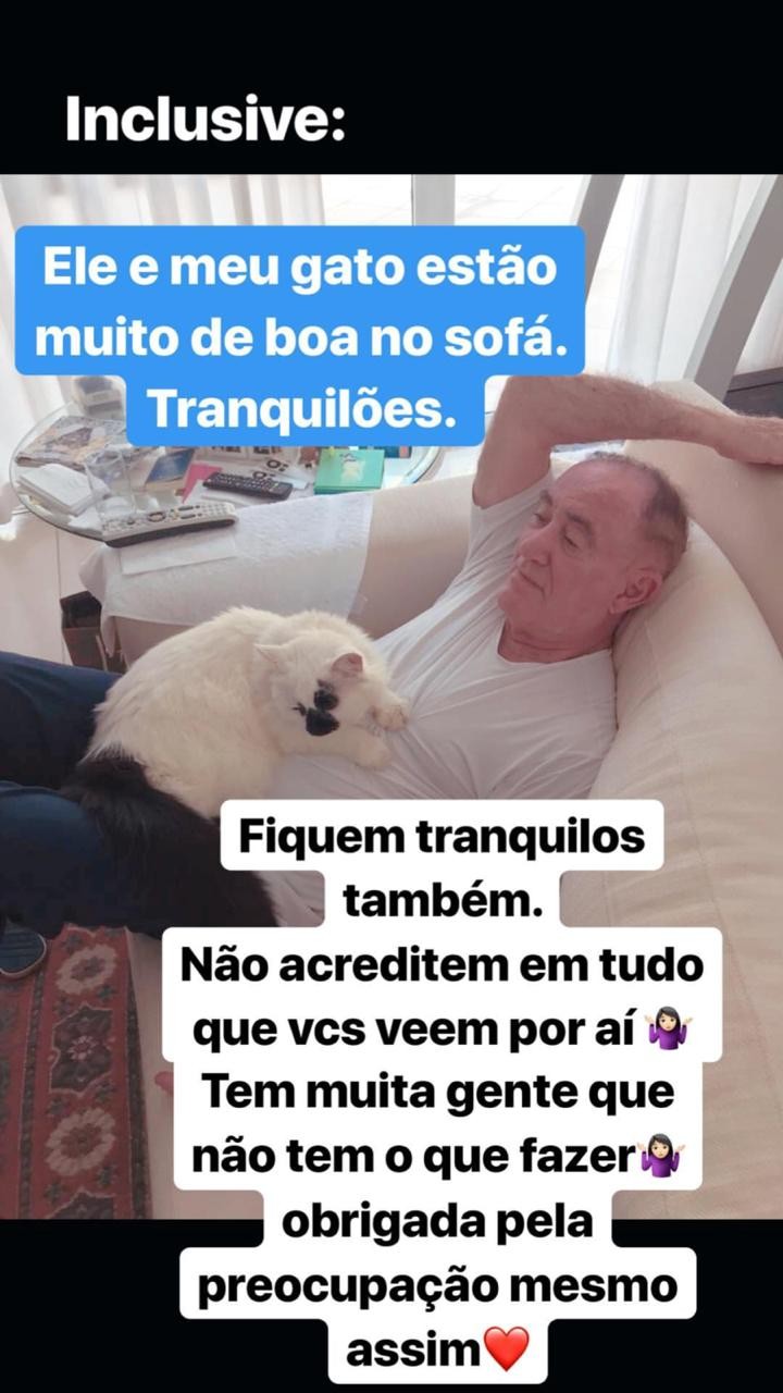Lívian Aragão responde a boatos de que Renato Aragão teria morrido (Foto: Reprodução/Instagram)