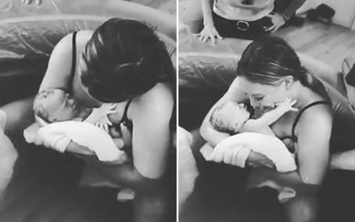 Hilary Duff relembra momento fofo durante parto da filha: "Abraçando pela primeira vez"