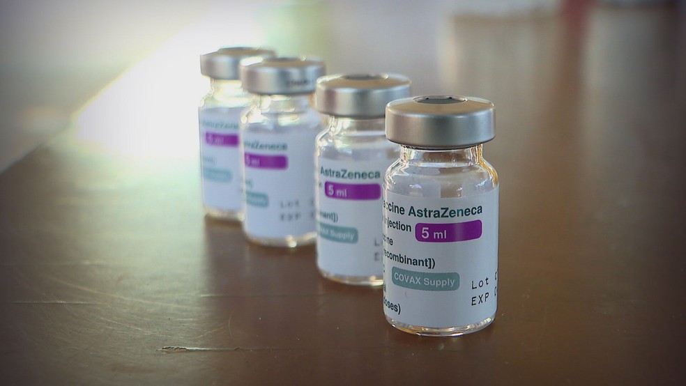 Vacina Covishield – desenvolvida pela Universidade Oxford e o laboratório AstraZeneca. — Foto: TV Globo /Reprodução
