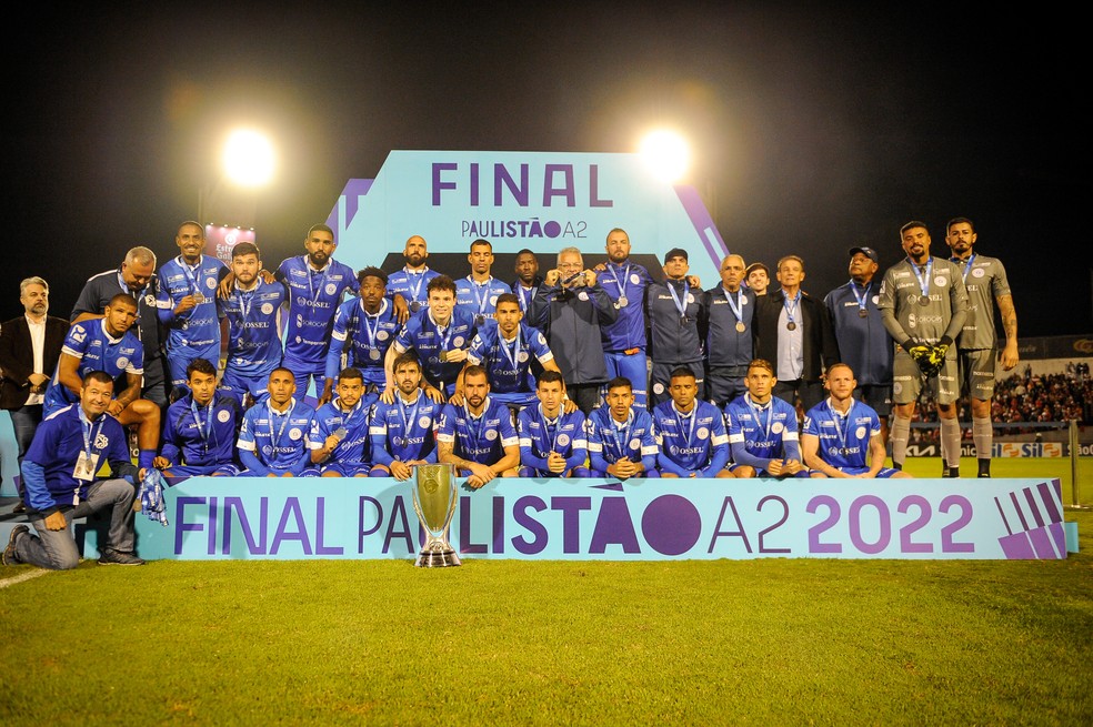 São Bento, vice-campeão da Série A2 do Campeonato Paulista — Foto: Rodrigo Corsi/Agência Paulistão