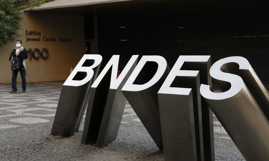Edifício sede do BNDES, Banco Nacional de Desenvolvimento Econômico e Social, no Centro do Rio