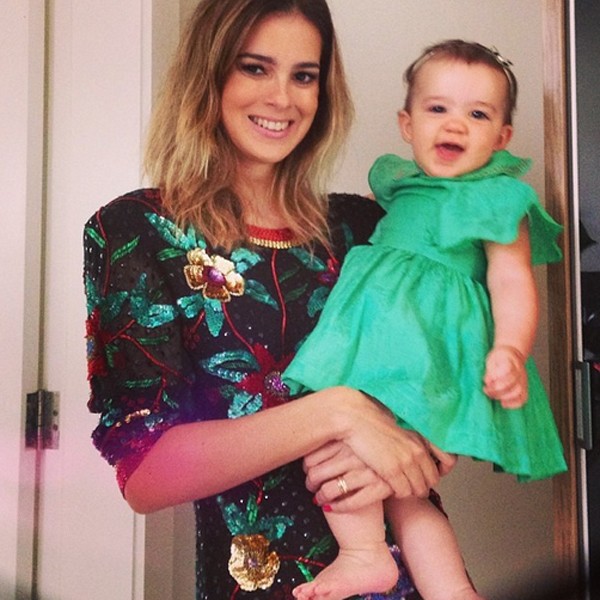Vera Viel com a filha caçula Helena, 9 meses (Foto: Reprodução / Instagram)