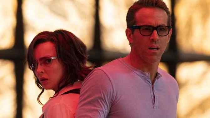 Jodie Comer e Ryan Reynolds em cena de Free Guy (2021) (Foto: Reprodução)