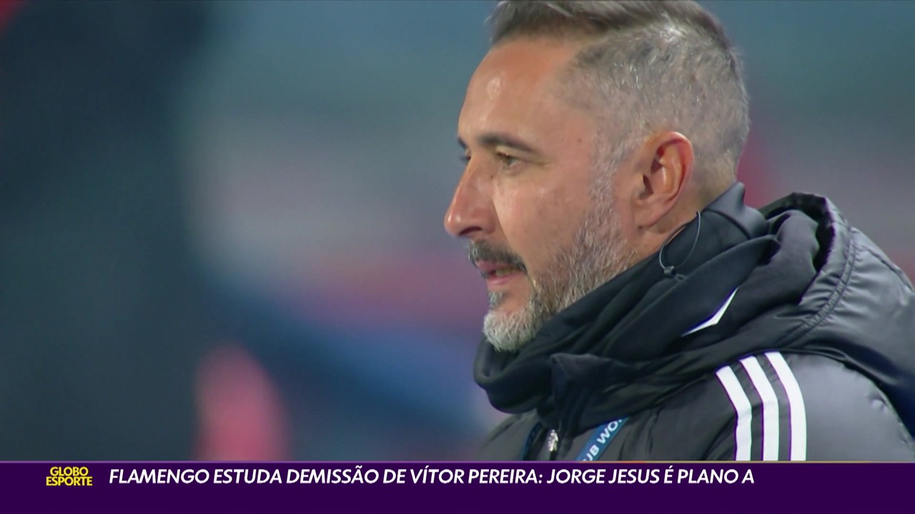 Flamengo estuda demiss&atilde;o de V&iacute;tor Pereira: Jorge Jesus &eacute; plano A