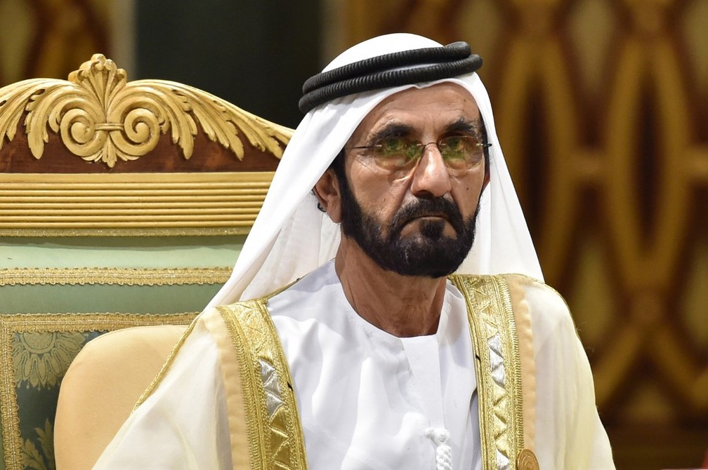 Mohammed bin Rashid Al-Maktoum, vice-presidente dos Emirados Árabes e líder de Dubai, em imagem de 10 de dezembro de 2019 — Foto: Fayez Nureldine / AFP