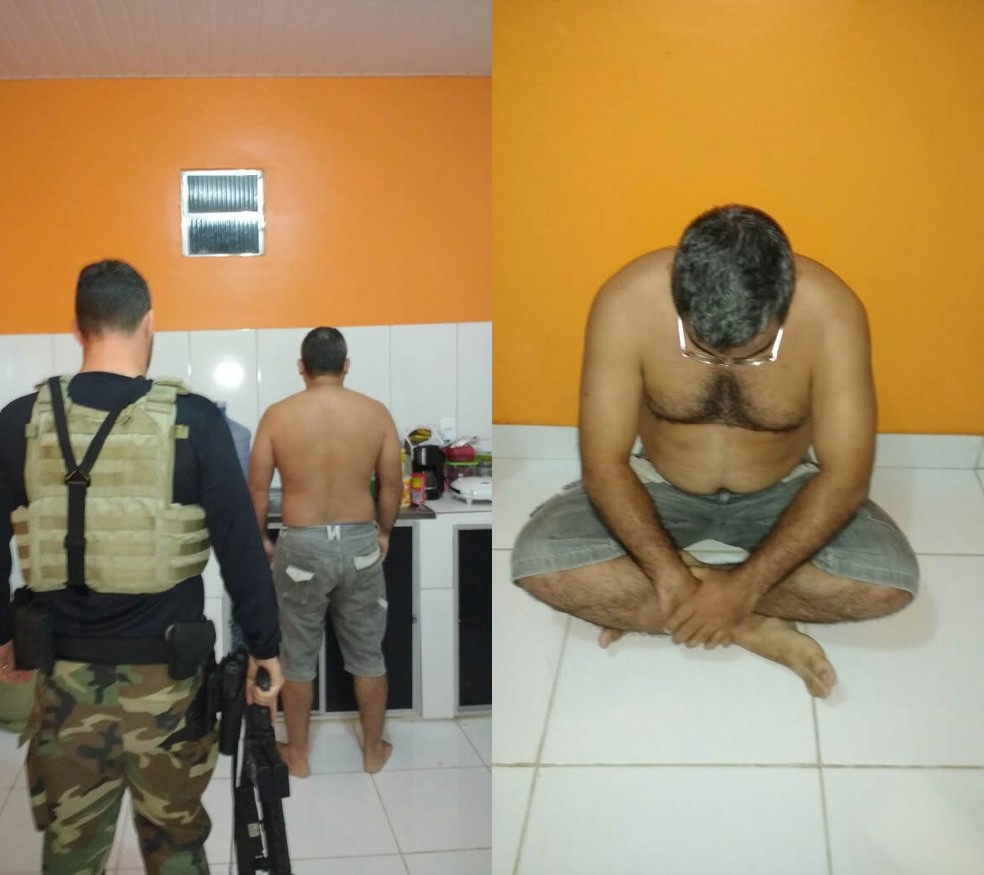 Gerente dos Correios de Terra Santa foi preso em um hotel da cidade (Foto: Divulgação/Polícia Federal)