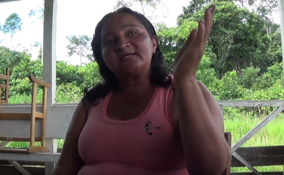 Lucila é a liderança Nawa na região — Foto: Reprodução