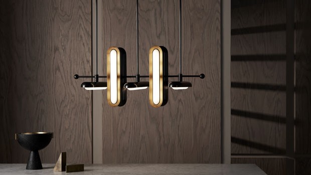 o estúdio de design Apparatus lançou duas séries de luminárias, Circuit e Tassel, e uma de móveis, a Portal (Foto: divulgação)