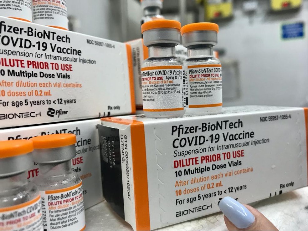 Vacina contra Covid-19 para crianças de 5 a 11 anos  — Foto: Carlos Bassan