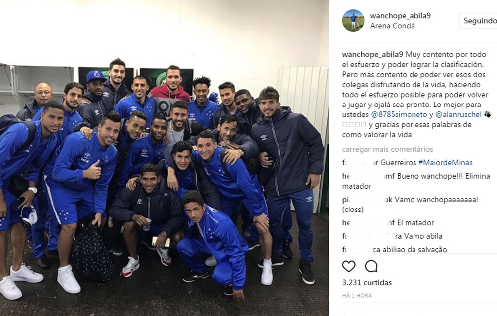 Cruzeirenses registram encontro com sobreviventes da tragédia com a Chape