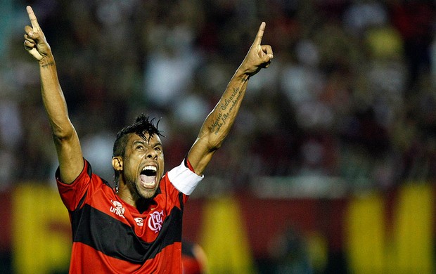 Leo Moura gol Flamengo (Foto: Fábio Castro / Ag. Estado)