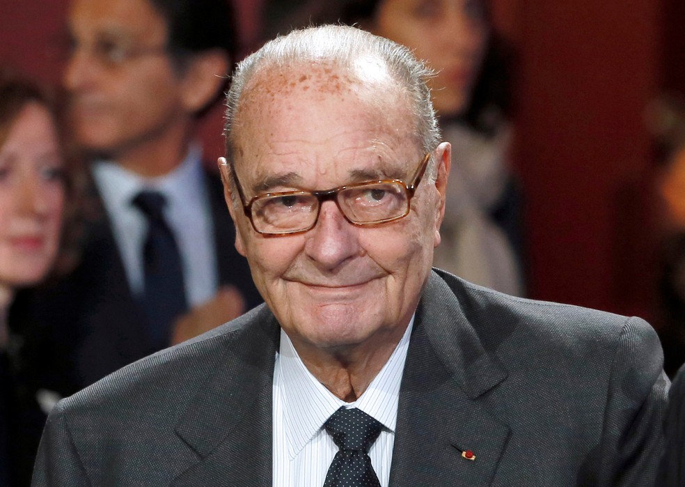 Foto de Jacques Chirac no museu Quai Branlyem Paris, em novembro de 2014 — Foto: Patrick Kovarik/Pool/File Photo/Reuters