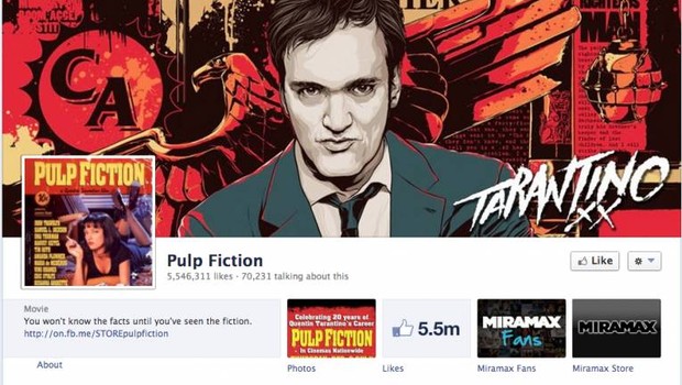 Facebook: Pulp Fiction (Foto: reprodução / internet)