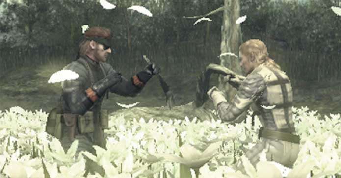 Snake e Boss se despedem em luta emocionante (Foto: Divulgação/Konami)