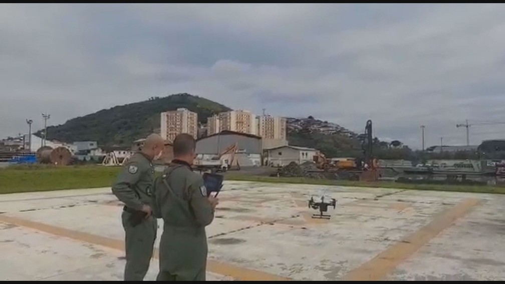 Imagens das aeronaves serão transmitidas em tempo real para os centros de operações — Foto: Reprodução/TV Globo