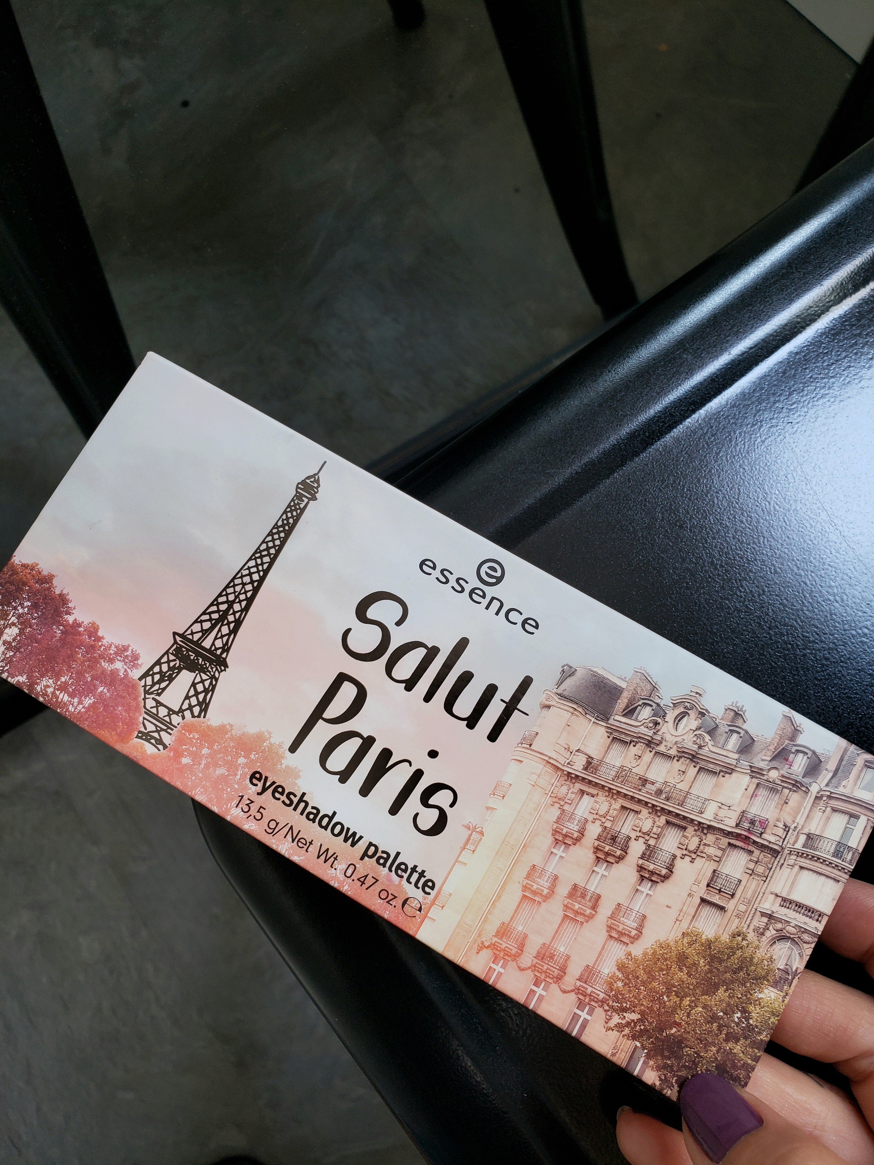 Embalagem da paleta de Sombras Salut Paris, Essence (Foto: arquivo pessoal)