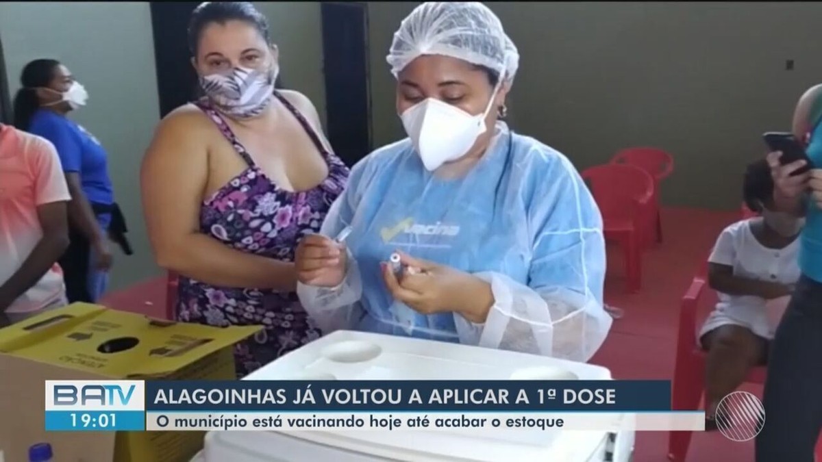 Feira de Santana retoma aplicação da 1ª dose da vacina contra Covid-19 após quatro dias de suspensão - Vimarsana News