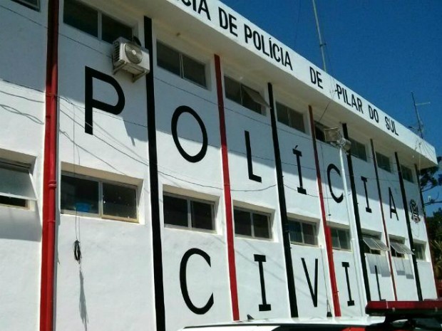 Polícia Civil Pilar do Sul (Foto: Cláudio Nascimento/ TV TEM)