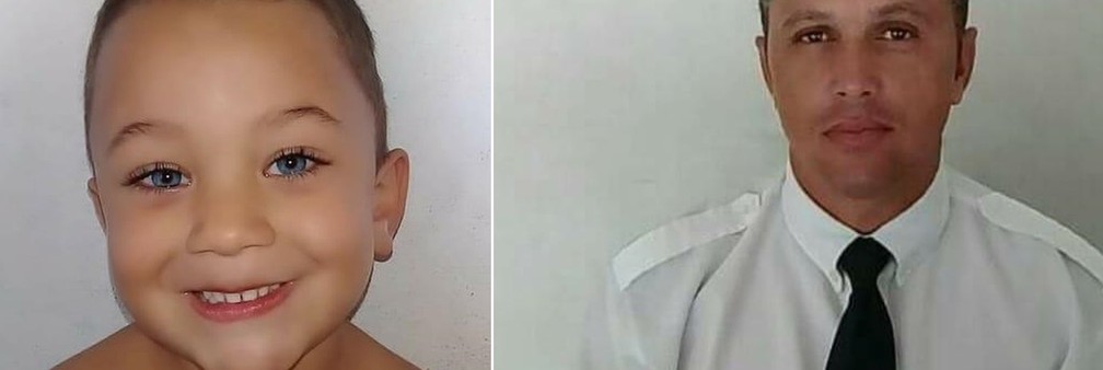 Neto e avô foram mortos a tiros em Campos, no RJ — Foto: Divulgação/Família