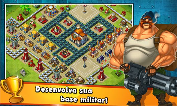 Jungle Heat é um game de guerra que obriga jogadores a treinar tropas e fortalecer seu acompamento (Foto: Divulgação/Windows Phone Store)