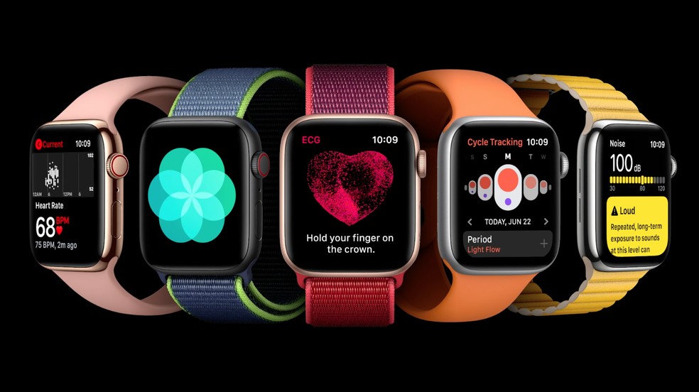 watchOS 7 é a nova versão do sistema para Apple Watch — Foto: Reprodução/Apple