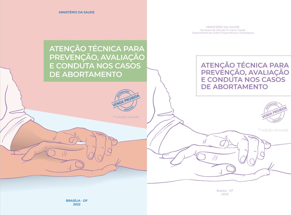 Cartilha do Ministério da Saúde diz que 'todo aborto é crime' e defende 'investigação policial'; entenda  — Foto: Reprodução