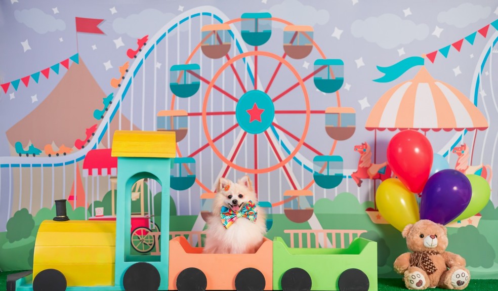 Children's Day photo shoot was a gift for a famous dog from Itapetininga (SP) - Photo: Personal Archive / Andressa Queiroz Vieira 