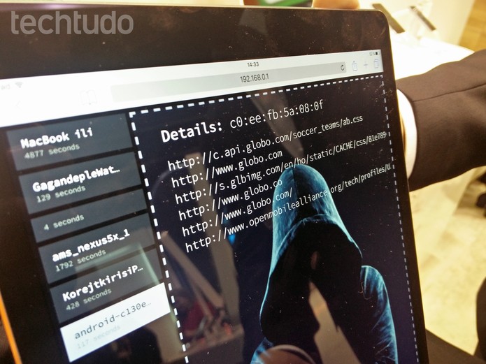 TechTudo é hackeado ao conectar rede aberta. Felizmente, era só um teste... (Foto: Fabrício Vitorino/TechTudo)
