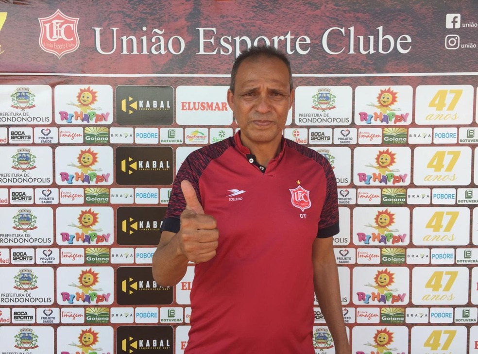 Everton Goiano, técnico do União Rondonópolis — Foto: Assessoria União