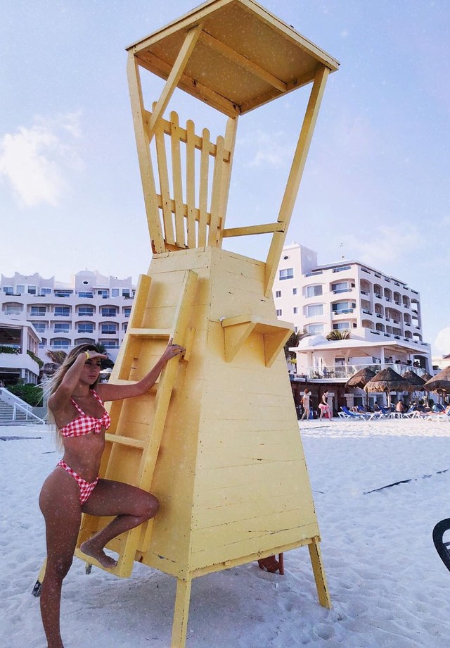 Carol Portaluppi em Cancun  (Foto: reprodução/Instagram)