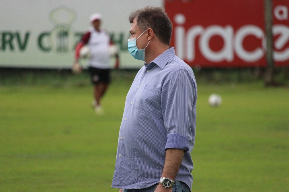 Marco Antônio, executivo de futebol do River-PI — Foto: Arthur Ribeiro