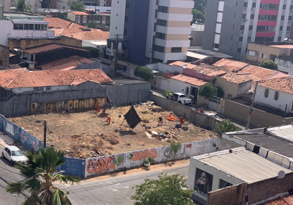 Terreno do Edifício Andrea recebe obras para construção de Quartel dos Bombeiros em Fortaleza