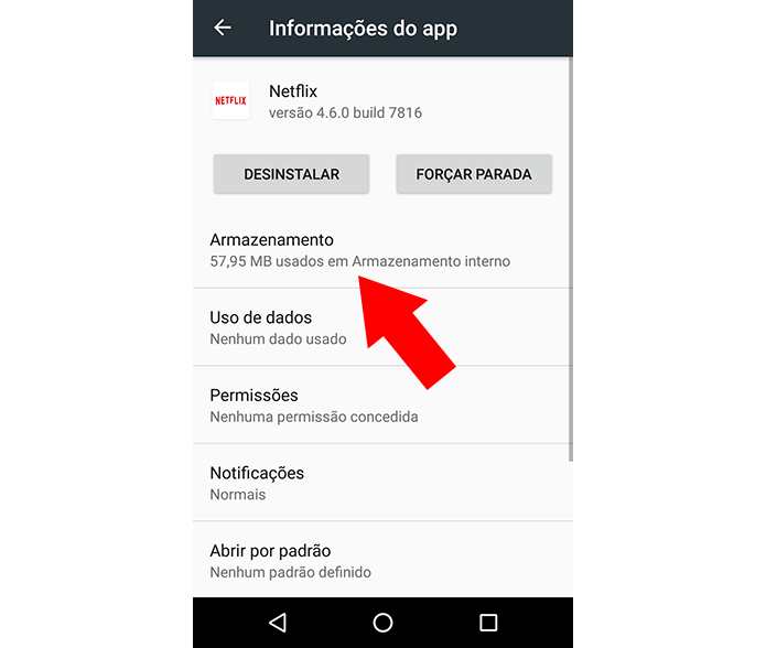 Acesse as opções de armazenamento no Android 6 (Foto: Reprodução/Paulo Alves)