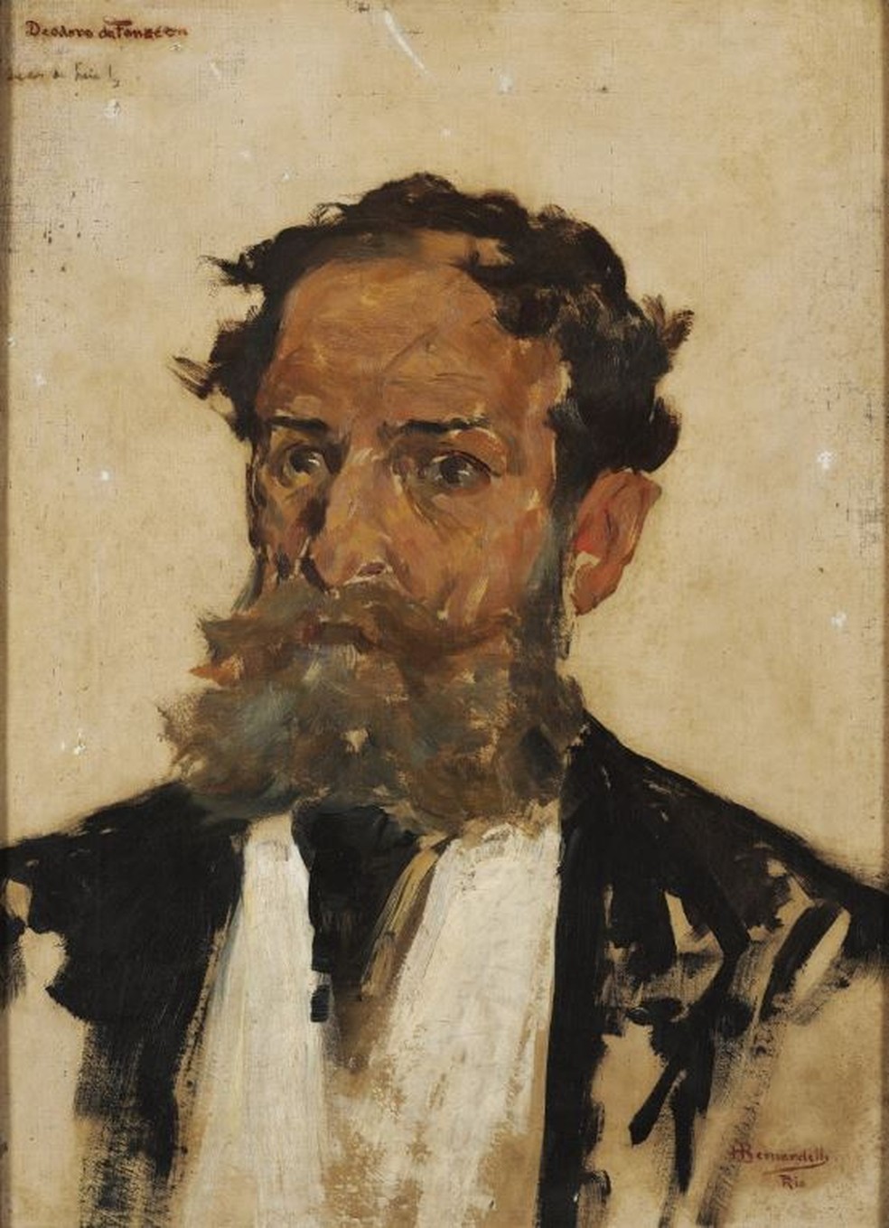 Retrato do Marechal Deodoro da Fonseca por Henrique Bernardelli — Foto: Museu Histórico Nacional