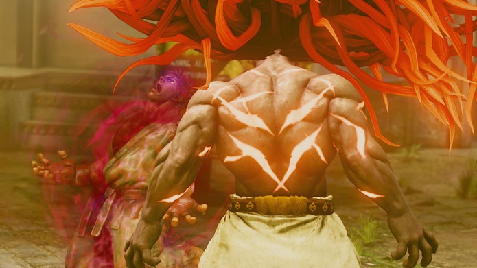 Modo história de Street Fighter V traz clássico confronto do bem contra o mal (Foto: Divulgação)