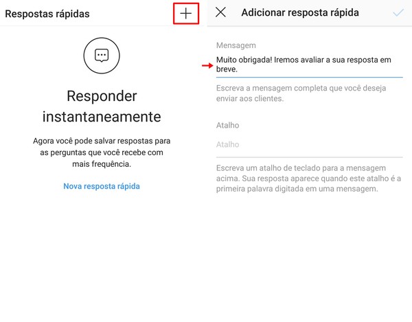 Como Criar Respostas Rapidas Em Um Perfil Comercial Do Instagram Redes Sociais Techtudo