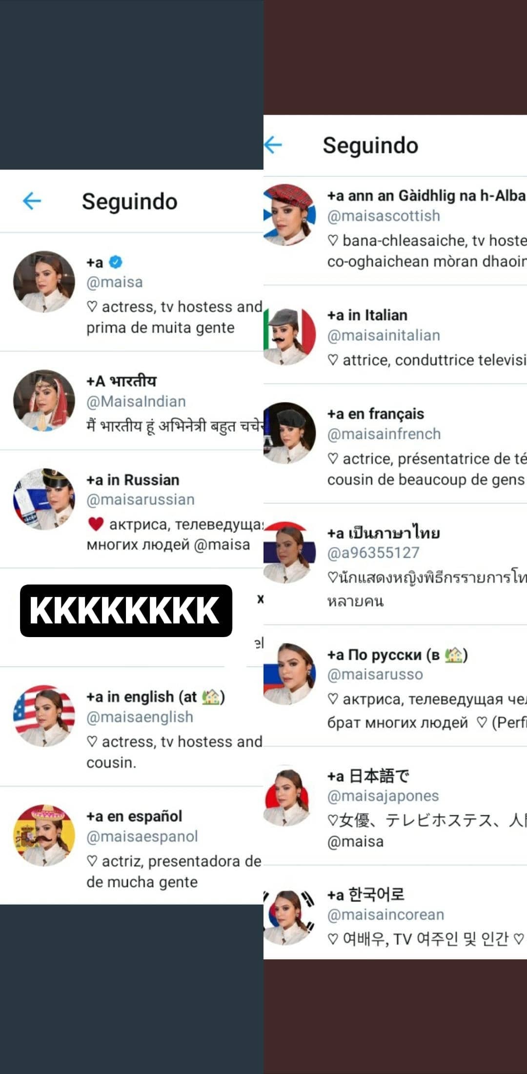 Maisa Silva ganha perfis em diversos idiomas no Twitter (Foto: Reprodução/Twitter)