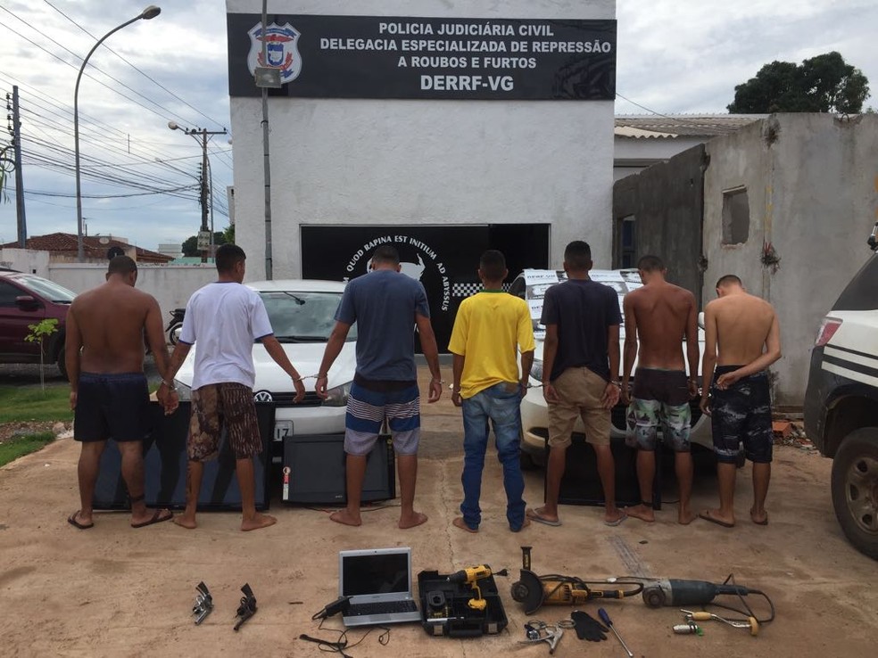 Todos os suspeitos têm antecedentes criminais, segundo a Polícia Civil (Foto: Polícia Civil de Mato Grosso/Assessoria)
