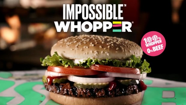 Impossible Whooper do Burger Kinger (Foto: DivulgaÃ§Ã£o)