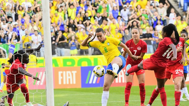 Jogo Amigável Internacional 2022 : Seleção Brasileira De Futebol Feminino  Brasileira Contra Canadá Imagem de Stock Editorial - Imagem de paulo,  futebol: 261742804