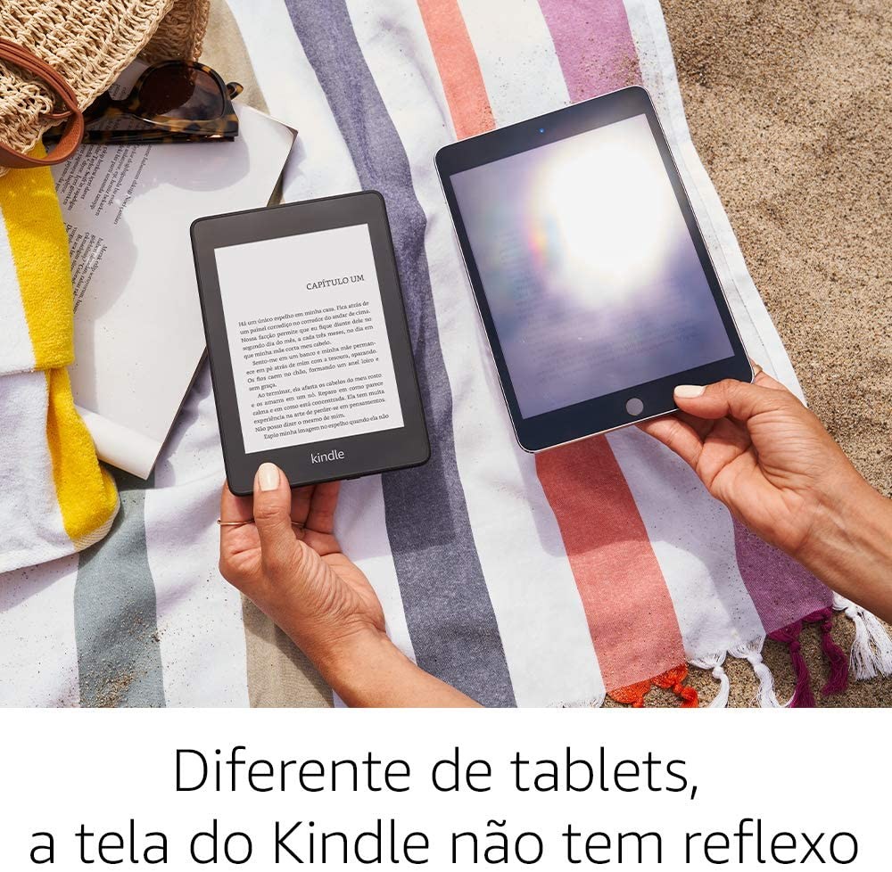 Kindle Paperwhite  x Tablet (Foto: Divulgação)