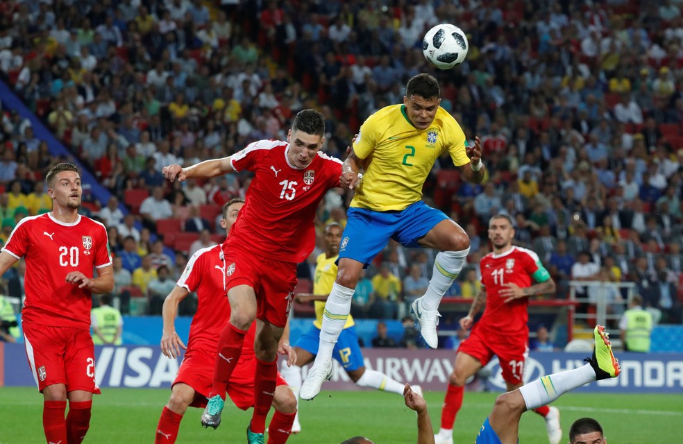 Thiago Silva fez um gol na Copa e teve atuaÃ§Ãµes seguras (Foto: Reuters)